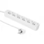 Microconnect GRU00615W ilgintuvas 1,5 m 6 lizdų Baltas