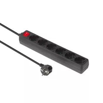 MicroConnect GRU0065B lizdinis kištukinis skirstytuvas Type F juodas