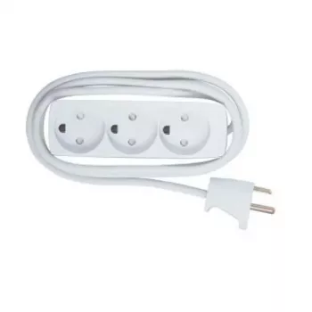 Microconnect GRU035WDK ilginimo laidas 5 m 3 lizdai Baltas