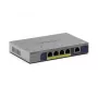 Nevaldomas 5 prievadų PoE perjungiklis Netgear GS105P 1Gb Ethernet su Power over Ethernet (GS105P-300EUS)