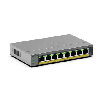 NETGEAR GS108EP valdomas L2/L3 gigabito eterneto (10/100/1000) jungiklis, pilkas