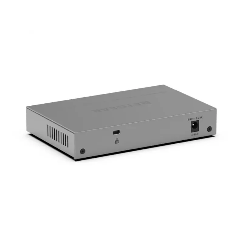 NETGEAR GS108EP valdomas L2/L3 gigabito eterneto (10/100/1000) jungiklis, pilkas
