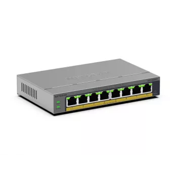 NETGEAR GS108EPP 8 prievadų nevaldomas Gigabit Ethernet (10/100/1000) su PoE+ stalinis/sieninis pilkas