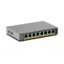 NETGEAR GS108EPP 8 prievadų nevaldomas Gigabit Ethernet (10/100/1000) su PoE+ stalinis/sieninis pilkas