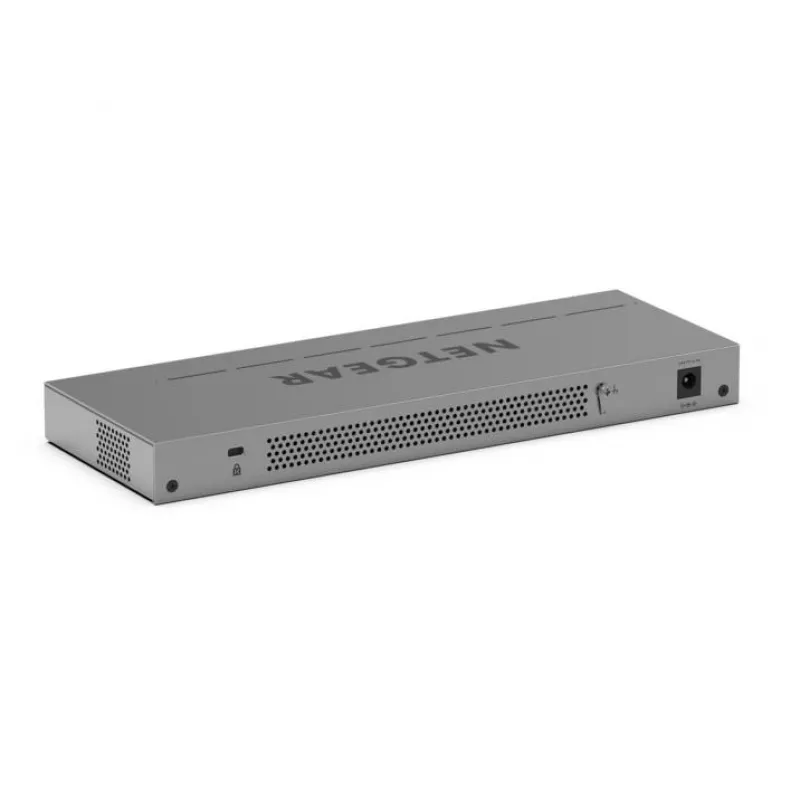 Valdomas L2/L3 Gigabit Ethernet PoE jungiklis Netgear GS116EPP — 16x RJ-45 10/100/1000, 1x SFP, 8000 MAC adresų, Pilka