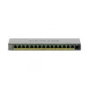 Valdomas L2/L3 Gigabit Ethernet PoE jungiklis Netgear GS116EPP — 16x RJ-45 10/100/1000, 1x SFP, 8000 MAC adresų, Pilka