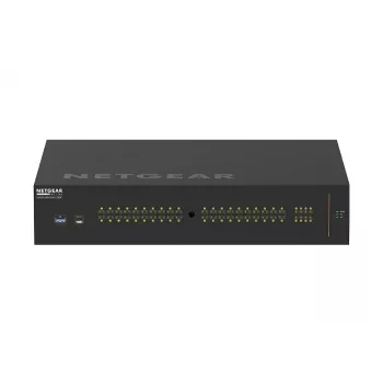 NETGEAR M4250-40G8XF-PoE++ valdomas L2/L3 gigabitinis Ethernet (10/100/1000) jungiklis su PoE++, 2U, juodas
