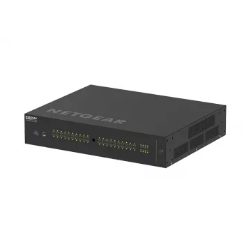NETGEAR M4250-40G8XF-PoE++ valdomas L2/L3 gigabitinis Ethernet (10/100/1000) jungiklis su PoE++, 2U, juodas