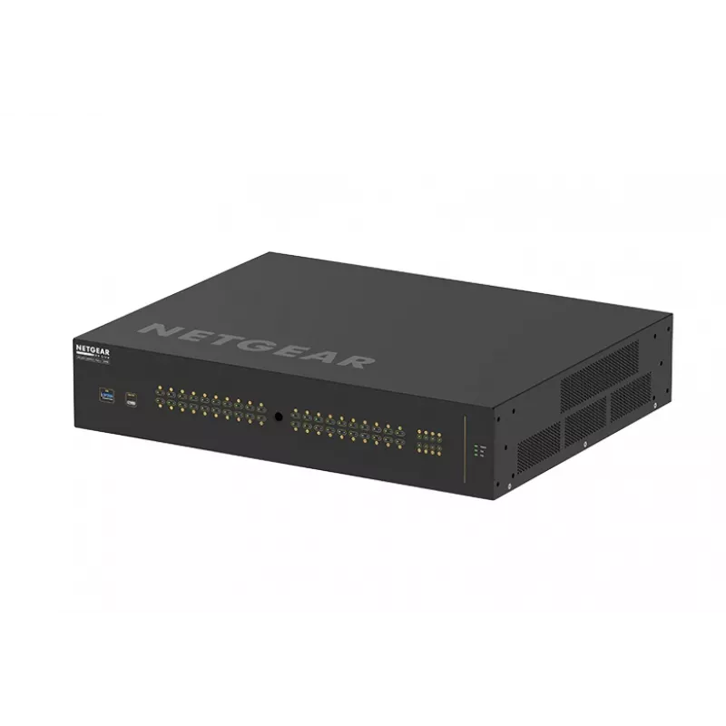 NETGEAR M4250-40G8XF-PoE++ valdomas L2/L3 gigabitinis Ethernet (10/100/1000) jungiklis su PoE++, 2U, juodas