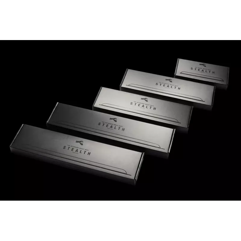 Plaštakos atrama GLORIOUS GSW-100-STEALTH — putos, juoda, 430×100×13 mm