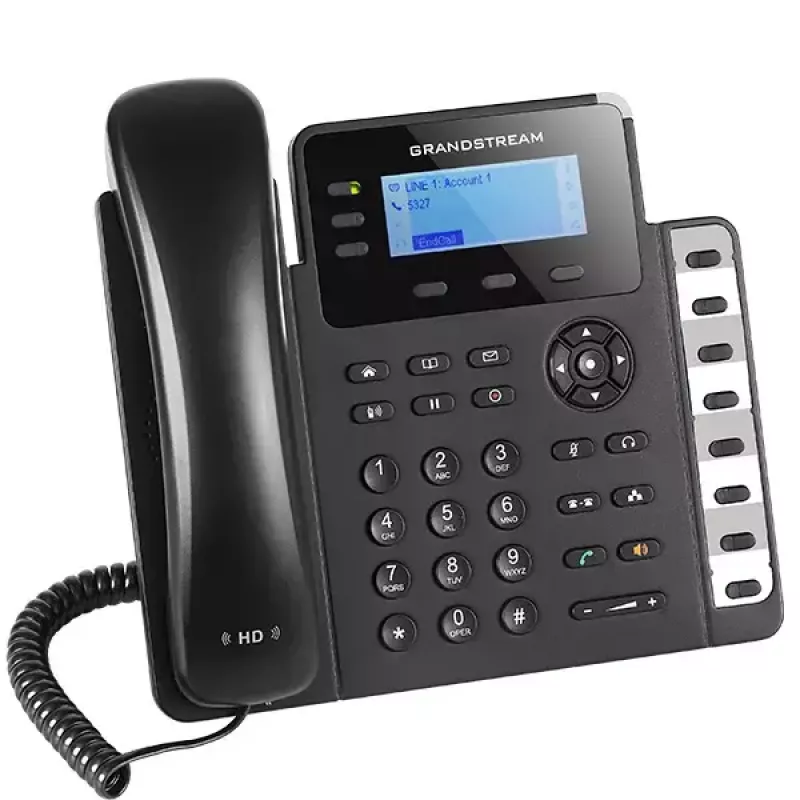 IP telefonas Grandstream GXP1630 juodai pilkas