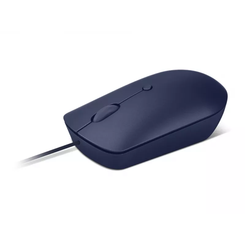 Laidinė USB-C optinė pelė Lenovo GY51D20878, ambidekstrinė, 2400 DPI, 4 mygtukai, mėlyna