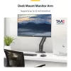 StarTech.com Monitorio laikiklis su spyruokline ranka, iki 32 colių, 10 kg, VESA 75x75/100x100, C spaustuvas, pilnai reguliuojamas