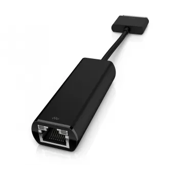 HP ElitePad Ethernet Adapter, 70 kontaktų, RJ-45, juodas