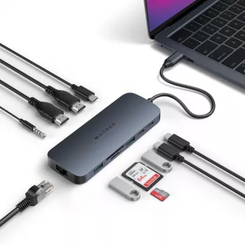 Targus HD4006GL dokstotelė / prievadų replikatorius USB 3.2 Gen 2 (3.1 Gen 2) Type-C juoda