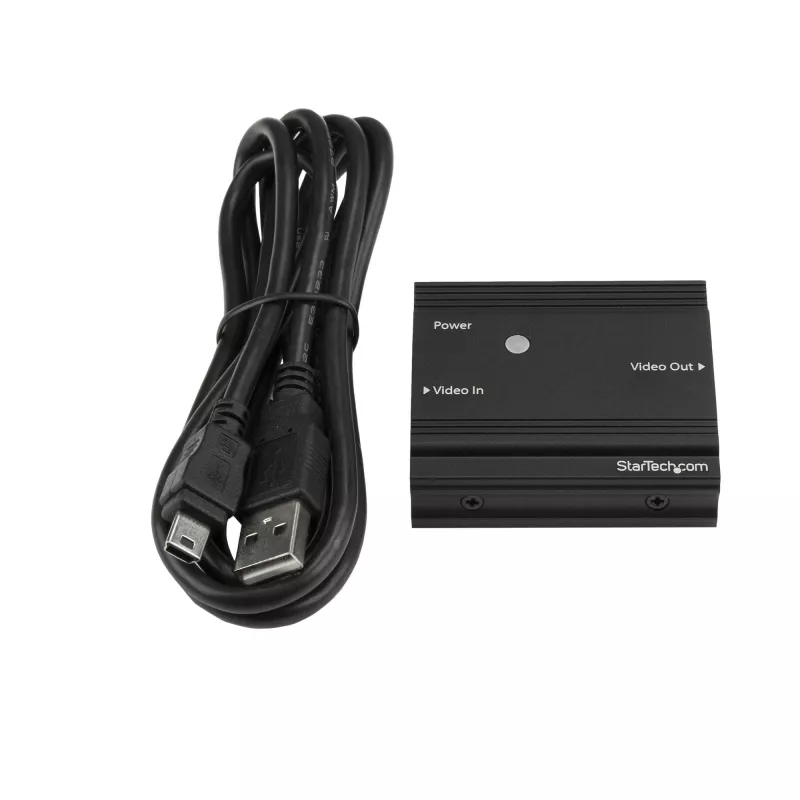 StarTech.com HDMI signalo stiprintuvas - HDMI prailgintuvas - 4K 60Hz, 3840 x 2160 pikselių, AV retransliatorius, 35 m, juoda, HDCP
