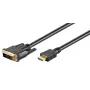Microconnect HDM191812 HDMI–DVI-D laidas 2 m juodas