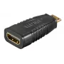 MicroConnect HDM19F19MC adapteris mini HDMI (C tipo) į HDMI (A tipo) lizdą, juodas