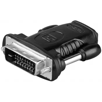 MicroConnect HDM19F24 lyties keitiklis HDMI Type A į DVI-D Dual Link (24+1 kontaktai) juodas