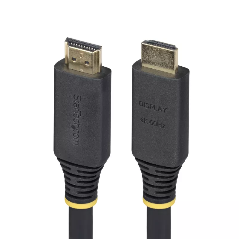 StarTech.com 10 m aktyvus aukštos spartos HDMI laidas, 4K 60Hz/1440p 144Hz, HDR10/HDCP 2.2/ARC, 18Gbps, UHD HDMI 2.0, TPE apvalkalas