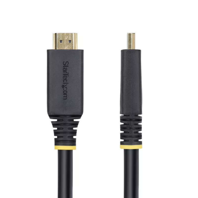 StarTech.com 10 m aktyvus aukštos spartos HDMI laidas, 4K 60Hz/1440p 144Hz, HDR10/HDCP 2.2/ARC, 18Gbps, UHD HDMI 2.0, TPE apvalkalas