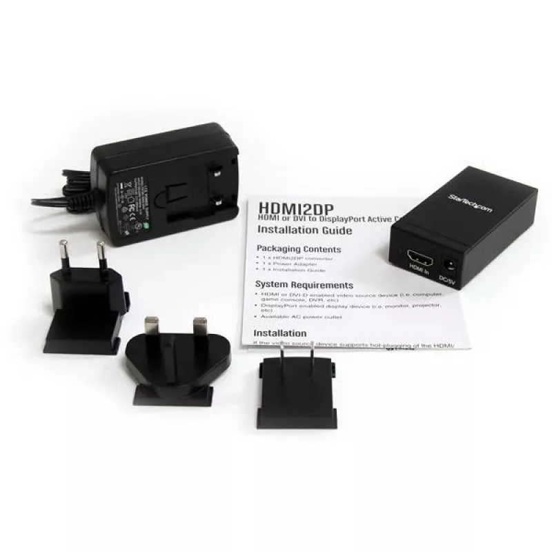 StarTech.com HDMI arba DVI į DisplayPort aktyvus keitiklis