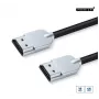 Microconnect HDMISUPERSLIM2M HDMI kabelis 2 m HDMI A tipas (Standartinis) Juodas, Metalinis