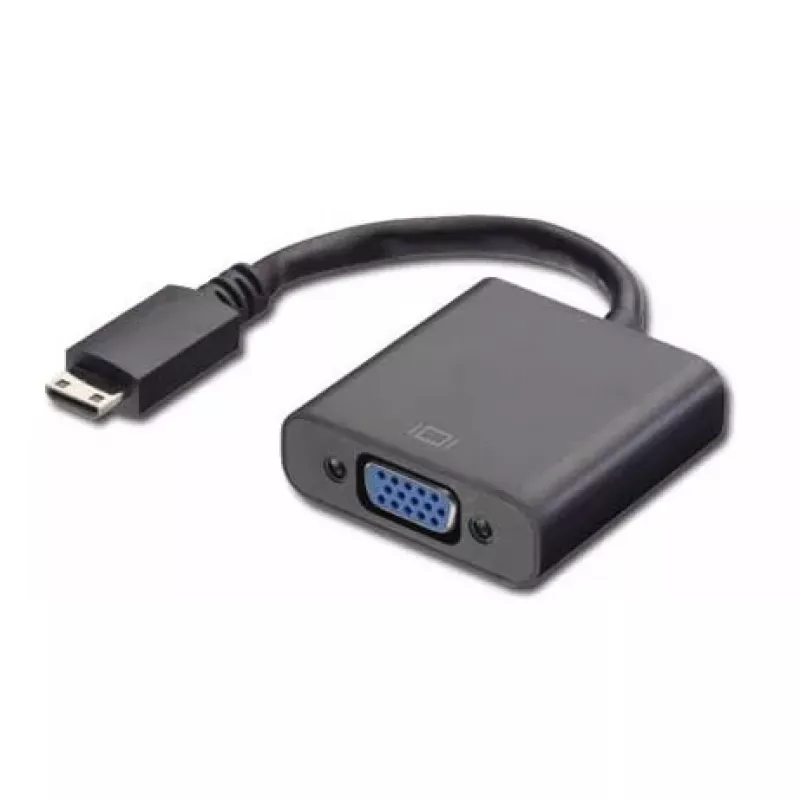 Microconnect HDMIVGAB vaizdo adapterio laidas 0,15 m HDMI Type C (Mini) – VGA (D-Sub) juodas