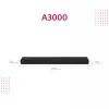 Sony HT-A3000 garso juosta juoda 3.1 kanalų 250 W