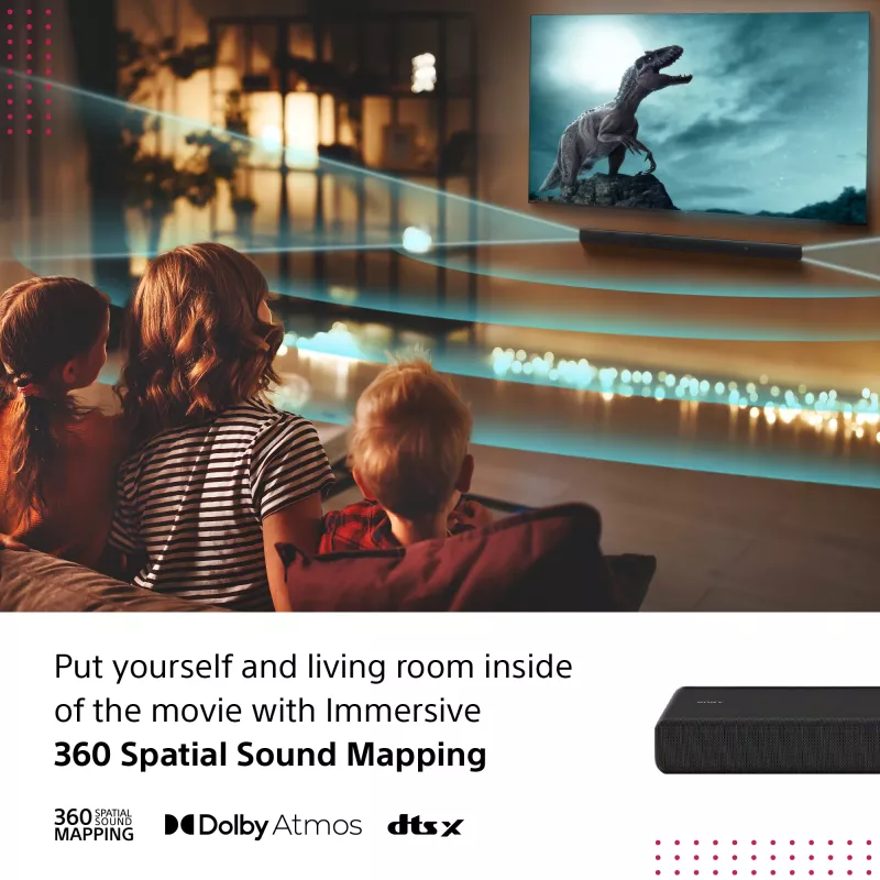 Sony HT-A3000 garso juosta juoda 3.1 kanalų 250 W