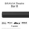 Sony BRAVIA Theatre Bar 8 – garso juosta su Dolby Atmos, 11 garsiakalbių, Wi-Fi, Bluetooth, 360 Spatial Sound Mapping