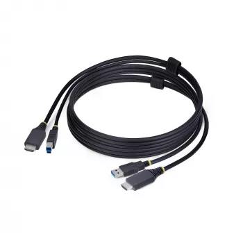StarTech.com 1,8 m HDMI ir USB 5Gbps KVM kabelis, 4K 60Hz, HDMI 2.0 ir USB kombinuotas kabelis KVM jungikliams