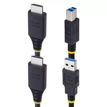 StarTech.com 1,8 m HDMI ir USB 5Gbps KVM kabelis, 4K 60Hz, HDMI 2.0 ir USB kombinuotas kabelis KVM jungikliams