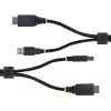 StarTech.com 1,8 m HDMI ir USB 5Gbps KVM kabelis, 4K 60Hz, HDMI 2.0 ir USB kombinuotas kabelis KVM jungikliams