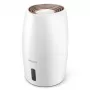 Drėkintuvas Philips HU2716/10 – 2 L bakas, 17 W, 220–240 V, baltas/rožinis auksas, kompaktiškas 220×220×350 mm