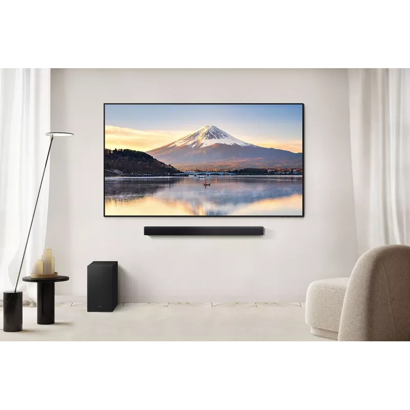 Garsiakalbis Samsung HW-B460GF 2.1 kanalo Bluetooth su belaidžiu žemų dažnių garsiakalbiu