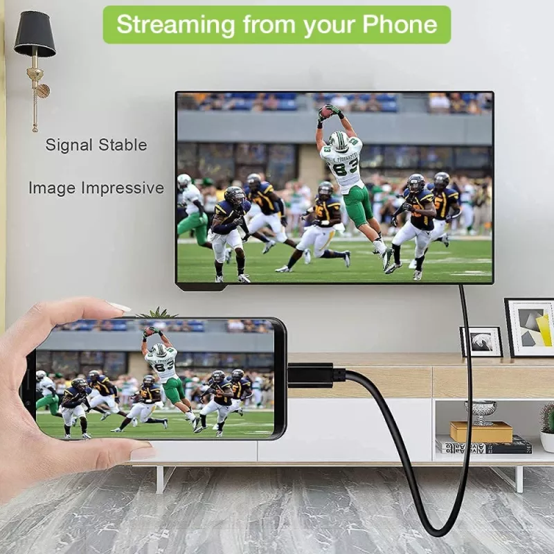 Techly adapterio laidas USB-C (vyriškas) į HDMI 2.0 4K (vyriškas) 2 m juodas