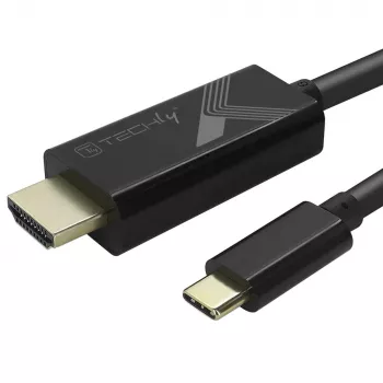 Techly IADAP-USBC-HDMI5TY vaizdo kabelio adapteris 5 m USB Type-C – HDMI Type A (standartinis) juodas