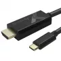 Techly IADAP-USBC-HDMI5TY vaizdo kabelio adapteris 5 m USB Type-C – HDMI Type A (standartinis) juodas