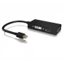 ICY BOX IB-AC1032 Mini DisplayPort į DVI-D + VGA + HDMI adapteris, juodas