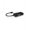 ICY BOX IB-AC1032 Mini DisplayPort į DVI-D + VGA + HDMI adapteris, juodas