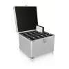 ICY BOX IB-AC628 Dėklas Lagaminas Metalinis, Plastikinis Sidabrinis