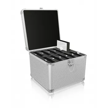 ICY BOX IB-AC628 Dėklas Lagaminas Metalinis, Plastikinis Sidabrinis