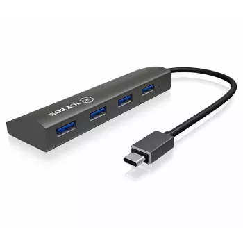 USB 3.2 Gen 1 Type-C sąsajos centras RAIDSONIC IB-AC6405-C juodas