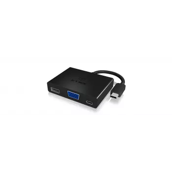 ICY BOX IB-DK4032-CPD USB-C į VGA adapteris