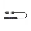 ICY BOX IB-HUB1439-LAN Laidinė USB 3.2 Gen 1 (3.1 Gen 1) Type-A jungtis Juoda