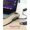 ICY BOX IB-HUB1439-LAN Laidinė USB 3.2 Gen 1 (3.1 Gen 1) Type-A jungtis Juoda