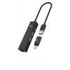 ICY BOX IB-HUB1439-LAN Laidinė USB 3.2 Gen 1 (3.1 Gen 1) Type-A jungtis Juoda