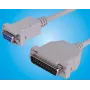 Microconnect IBM029-2 serijinis kabelis pilkas 1,8 m DB25 DB9