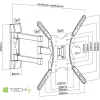 Techly ICA-PLB-136E TV laikiklis sieninis 32-55 colių juodas